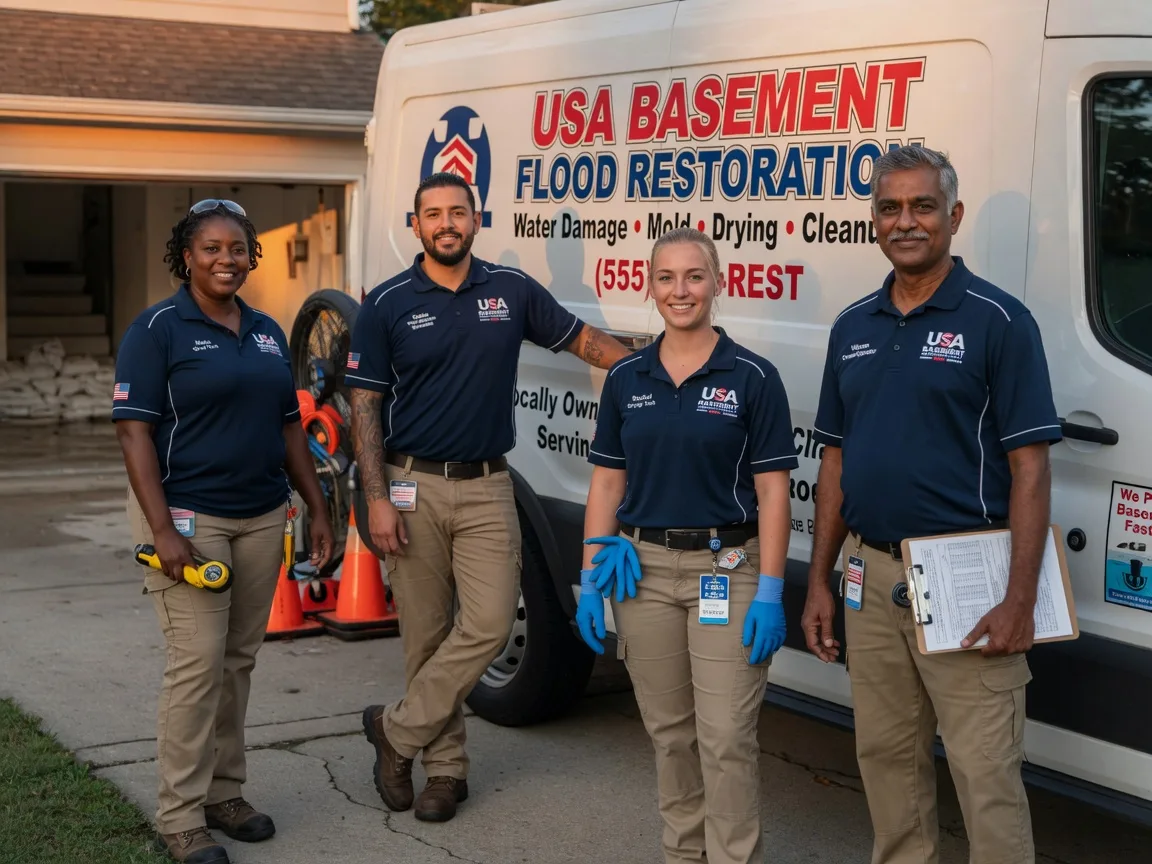 Basement Flood Cleanup company in La Fayette, IL